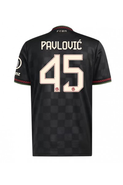 Bayern Munich Aleksandar Pavlovic #45 Jalkapallovaatteet Kolmaspaita 2025-26 Lyhythihainen Bayern Munich Aleksandar Pavlovic #45 Jalkapallovaatteet Kolmaspaita 2025-26 Lyhythihainen